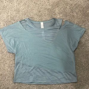 Lululemon Cropped Workout Tee